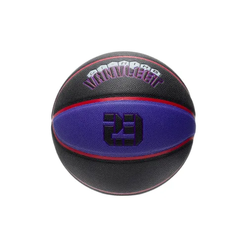 LiNing Professional Sports Series PU Basketball Black Purple Size 7 Training Unisex