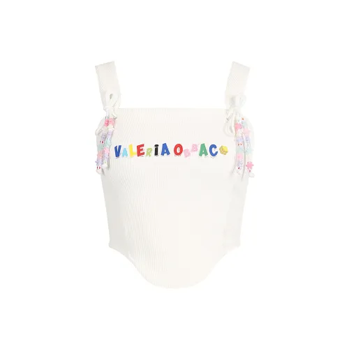 Valeria Obbaco Fun Series Camisoles Women's White