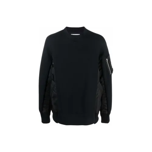 Sacai Sweatshirts Men Black