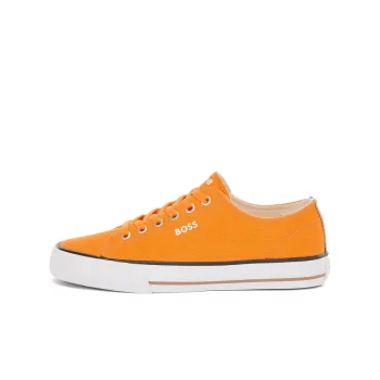 HUGO BOSS Canvas Shoes Women's Low-Top Orange