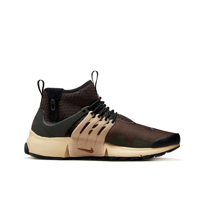 Nike Air Presto Mid Utility Baroque Brown Sesame Sequoia Canyon Rust-1