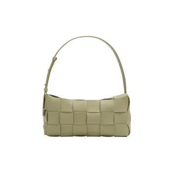 Bottega Veneta Brick Cassette Shoulder Bag Travertine