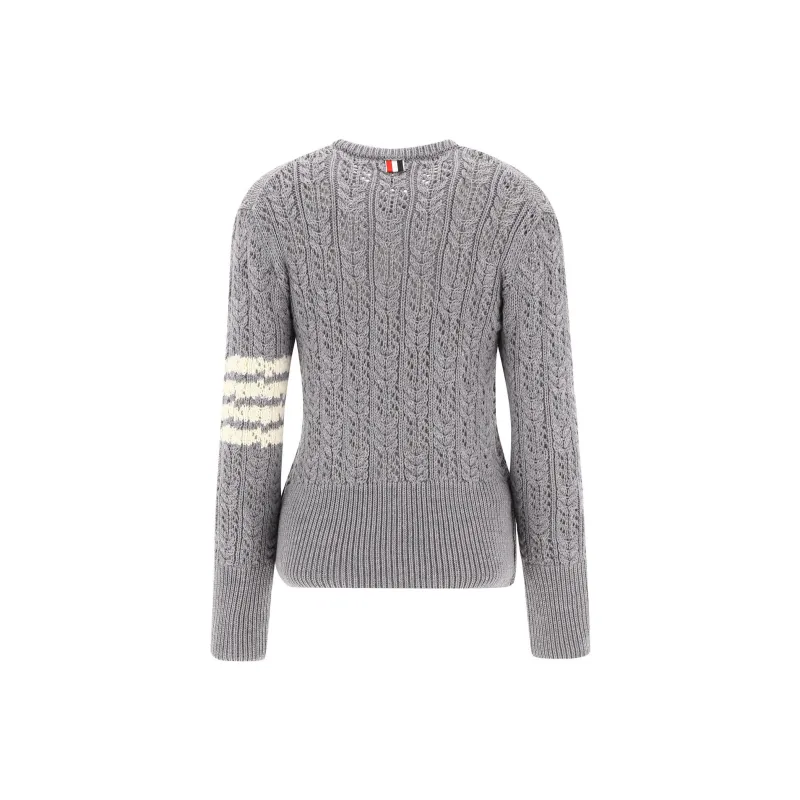 THOM BROWNE· SS22 Sweater Women's Gray-1