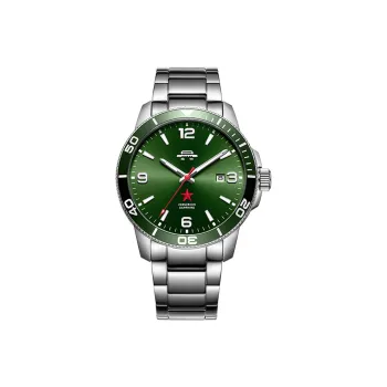 Beijing Voyage Collection Mechanical Movement Stainless Steel Watchband Watch Men's Watches Blue Dial