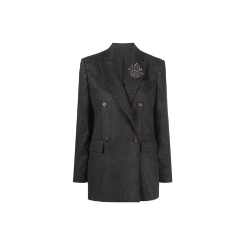 Brunello Cucinelli Peak-lapel Double-breasted Blazer