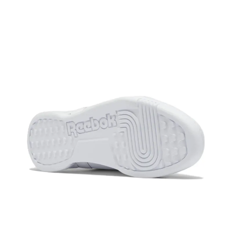 Reebok Workout Plus Casual Skateboarding Shoes Unisex White Blue-4