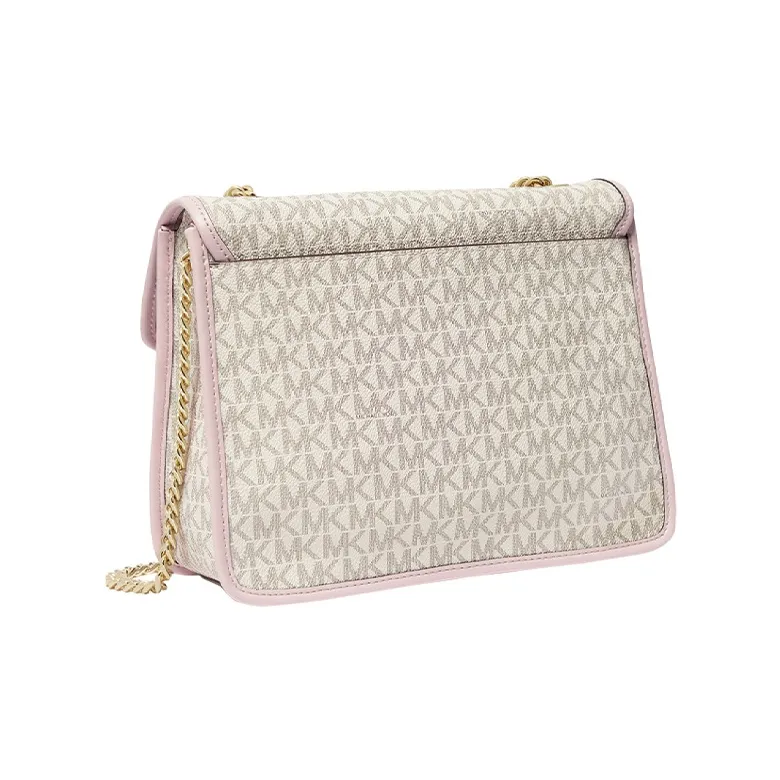 MICHAEL KORS Shoulder Bag Medium Size Women's Vanilla White Pink Multicolor-1