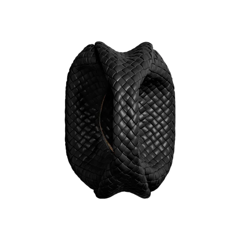 Bottega Veneta PaddedJODIE Sheepskin Handbag Women's Black-2