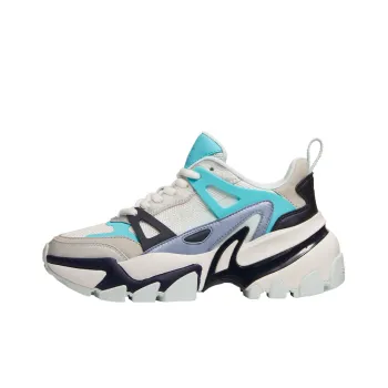 MICHAEL KORS MK Active Support Low-Top Casual Shoes Women's White & Blue