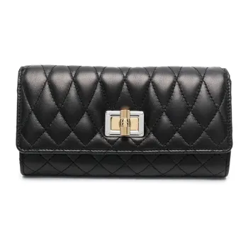 Lanvin Calfskin Wallet Women's Black