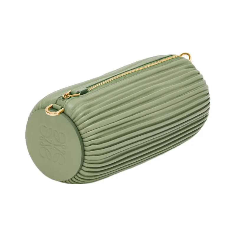 LOEWE Bracelet Cow Leather Portable Crossbody Bag Shoulder Bag Women's Green-2