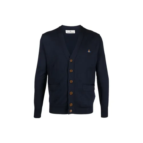 Vivienne Westwood Cashmere Sweaters Men Blue