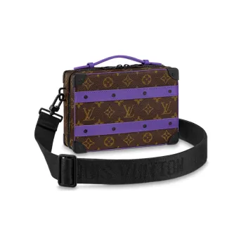 LOUIS VUITTON Handle Soft Trunk Monogram Macassar Brown/Purple