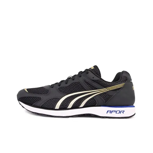 DO WIN Cushioning Anti Slip Wear Resistant Breathability Low Top Casual Running Shoes Unisex Black Gold