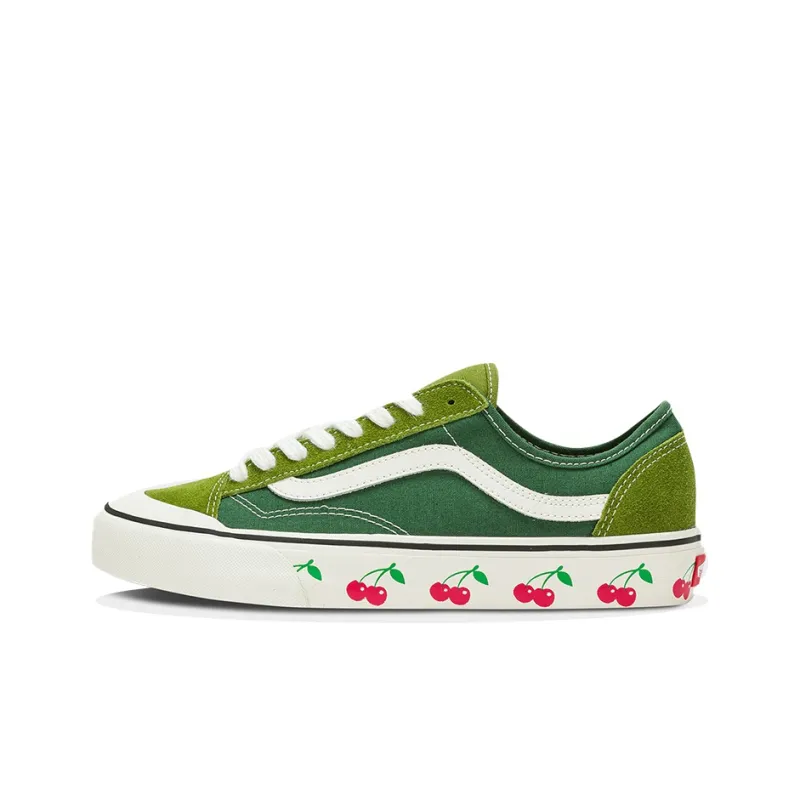 Vans Style 36 Decon Sf Casual Low Tops Skateboarding Shoes Unisex Green-0