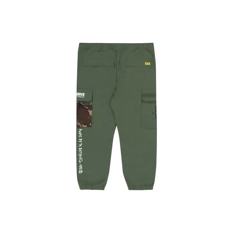 Aape Mid-rise Cargo Trousers-1