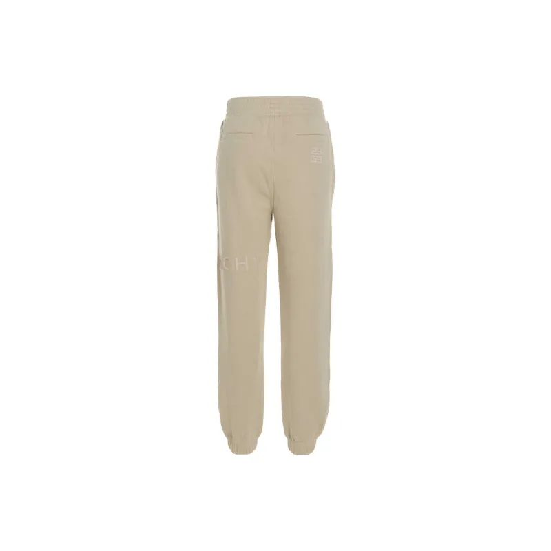 Givenchy Embroidered Slim Fit Pants 'Light Beige'-1