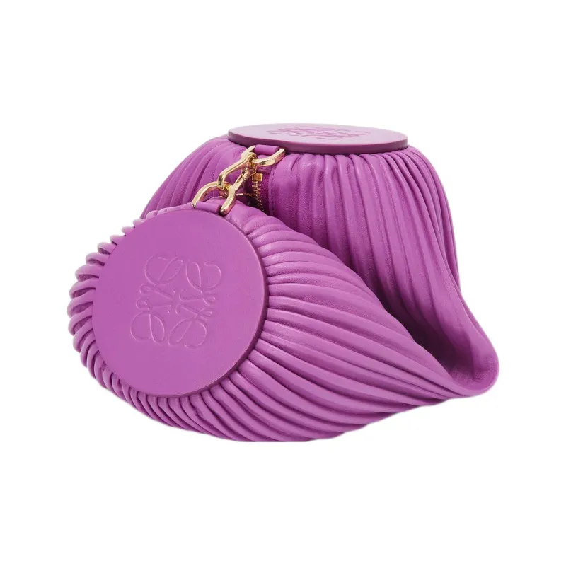 LOEWE Bracelet Napa Lambskin 3-in-1 Shoulder Bag Women's Bright Purple-0