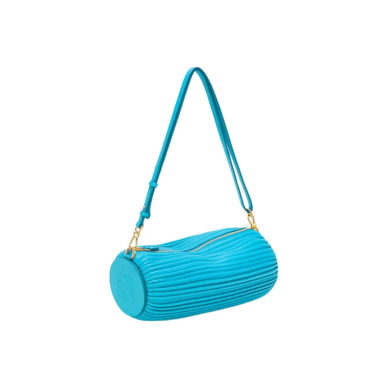 LOEWE Bracelet Cow Leather 3-in-1 Wrist Bag Women's Blue-2