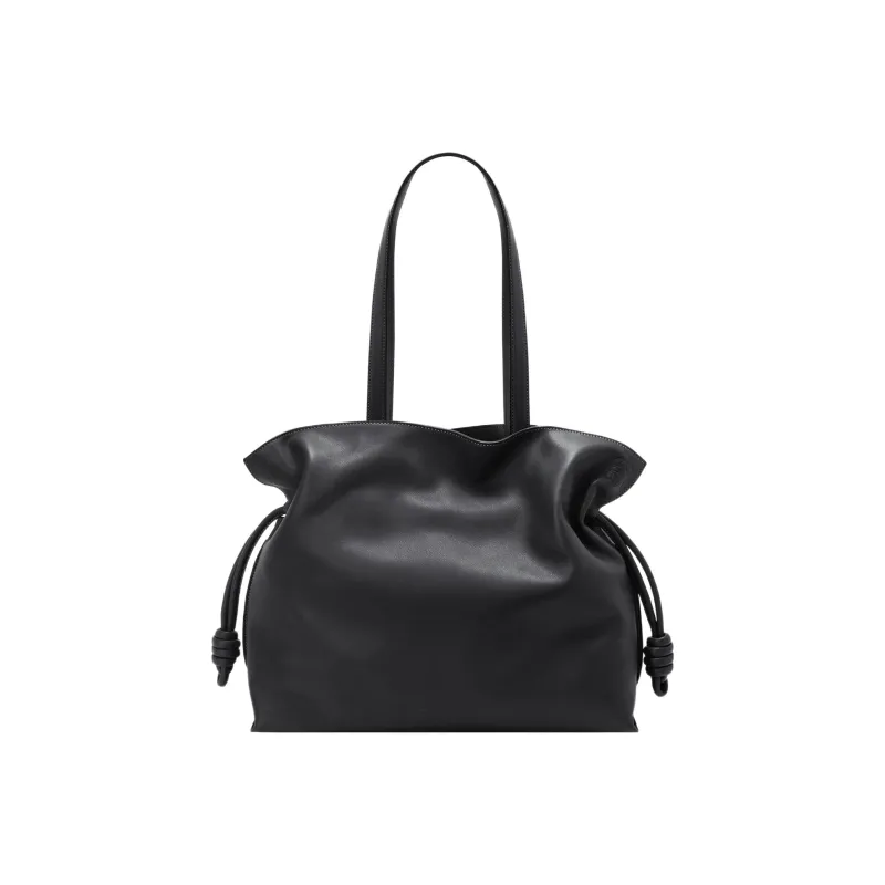 LOEWE Flamenco Clutch In Nappa Calfskin Large Black-2