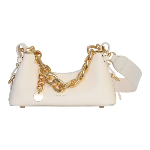APEDE MOD Cow Leather Lunch Box Lunch Bag Handbag Regular Women's Cream White