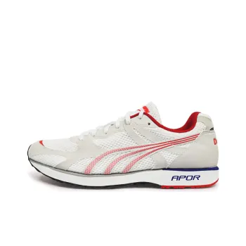 DO WIN Cushioning Slip Resistant Abrasion Resistant Breathable Low Top Running Shoes Unisex White Red