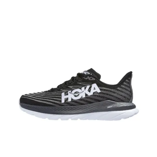 HOKA ONE ONE Mach 5 Black Castlerock Grey