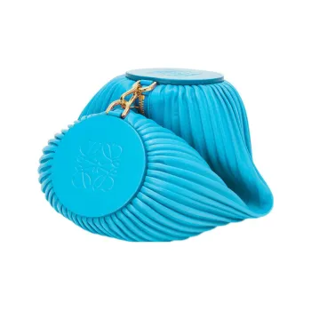 LOEWE Bracelet Cow Leather 3-in-1 Wrist Bag Women's Blue