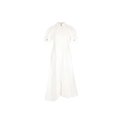 JIL SANDER Short-Sleeved Dresses Women's White