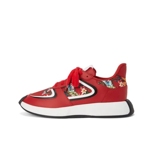 giuseppe zanotti Ferox Floral-panelled Sneakers