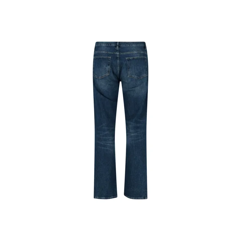 FRAME Low-rise Straight Jeans-1