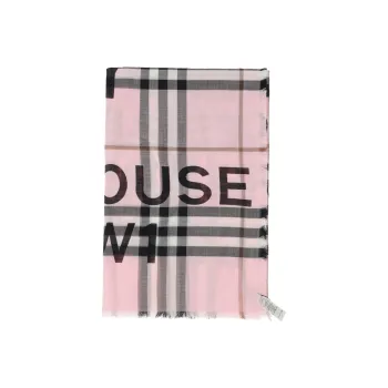 Burberry Knit Scarves Women's Light Pink