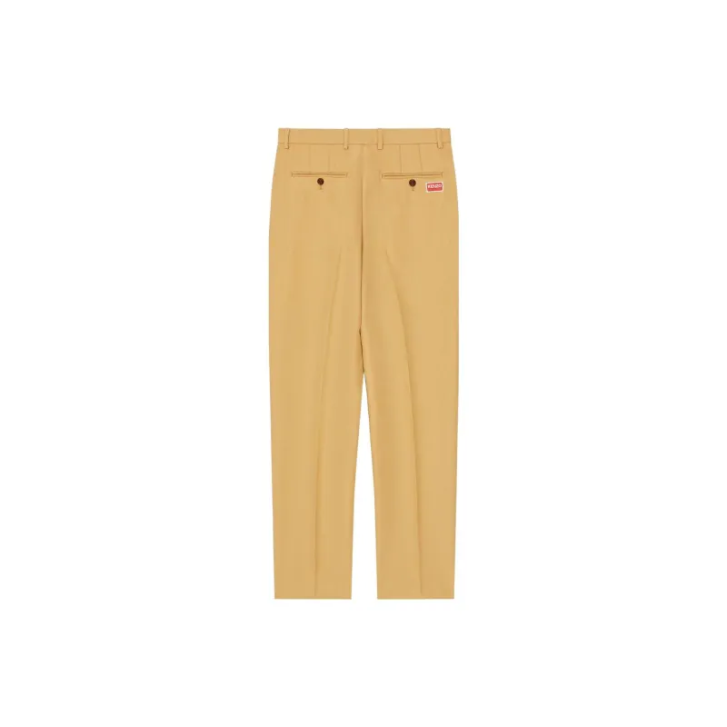 KENZO Casual Pants Men Khaki-1