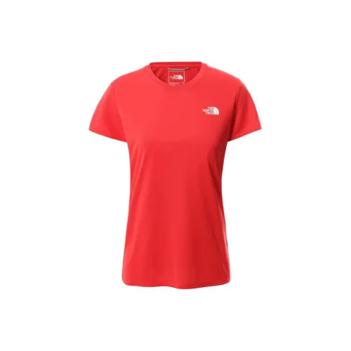 THE NORTH FACE T-Shirts Women's Red