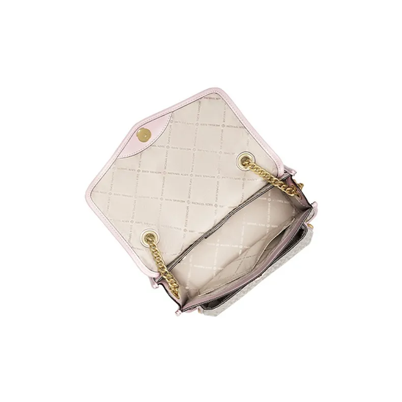 MICHAEL KORS Shoulder Bag Medium Size Women's Vanilla White Pink Multicolor-2