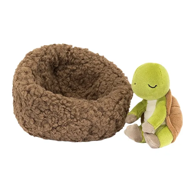 JELLYCAT Hibernating Tortoise Stuffed Animal-2