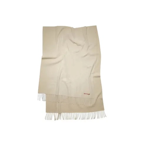 Acne Studios Knit Scarves Unisex Oatmeal