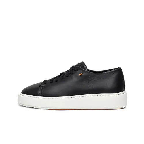 Santoni Leather Low-top Sneakers