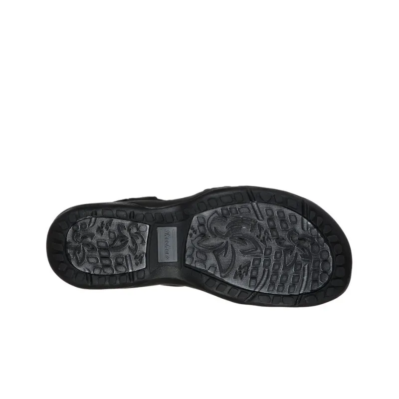 Skechers Reggae Slim Beach Sandals Women's Black-4