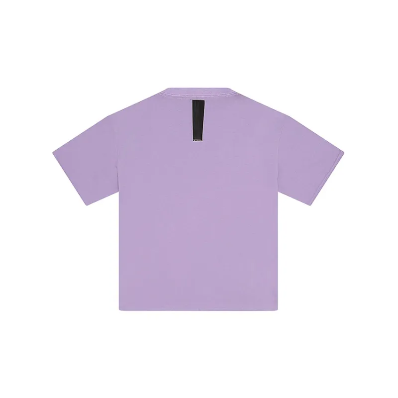 LVXWA T Shirt Unisex Light Purple-1