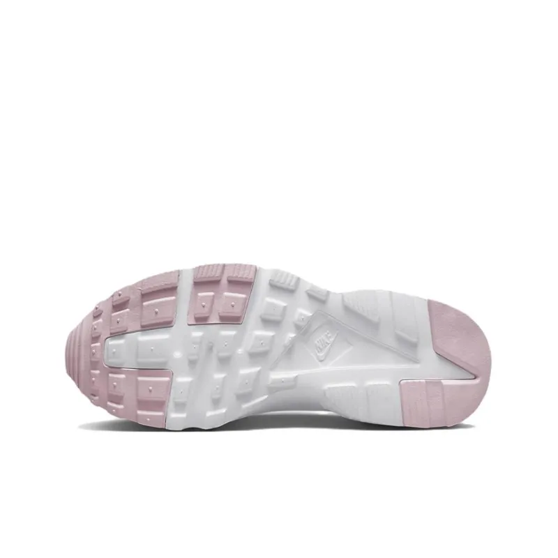 Nike Huarache Run Cushioning, Slip Resistant, And Abrasion Resistant Low Top Marathon Running Shoes GS Pink White-5
