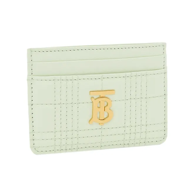 Burberry Lola Lola Bag Sheepskin Card Holder Women's Candy Color/Pistachio Green/Light Green-1