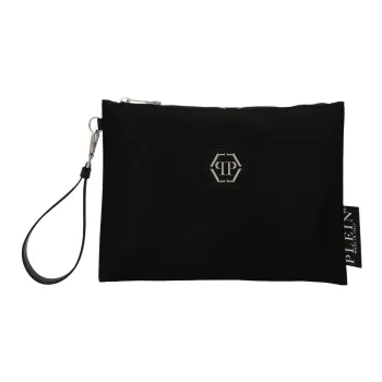 PHILIPP PLEIN Nylon Clutch Men's Black
