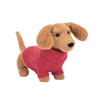 JELLYCAT Sweater Sausage Dog Stuffed Animal