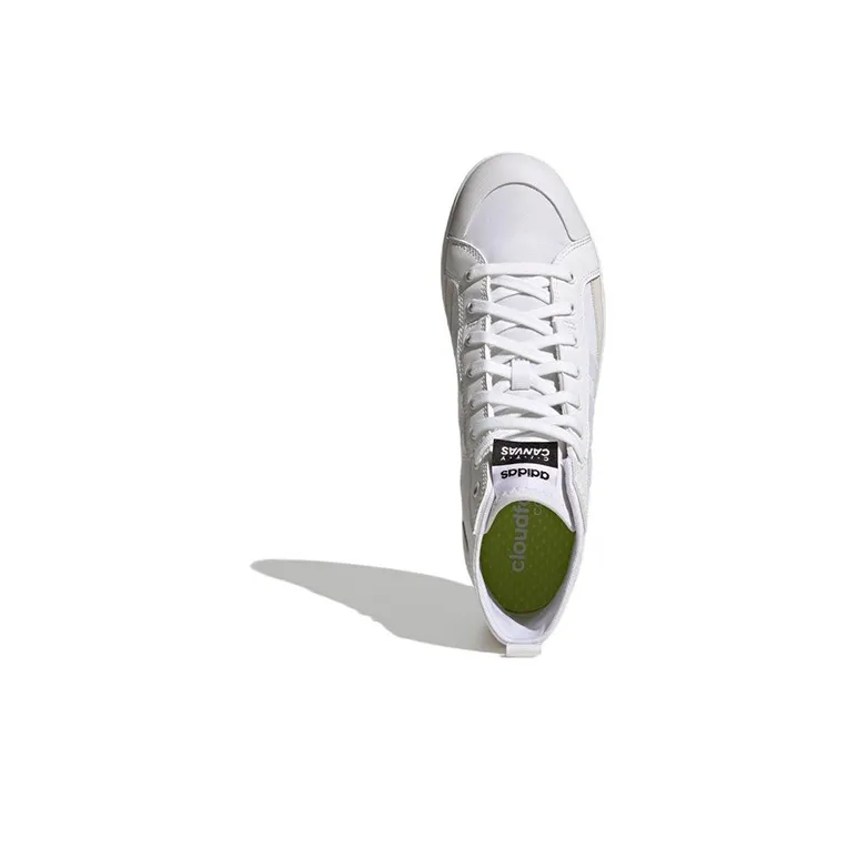 Adidas Neo City Canvas Wear resistant Casual Skateboarding Shoes Unisex White-4