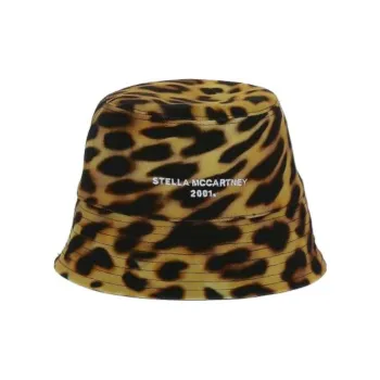 Stella McCartney Leopard Printed Bucket Hat