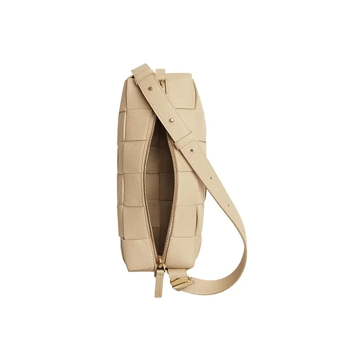 Bottega Veneta Brick Cassette Shoulder Bag Porridge-3