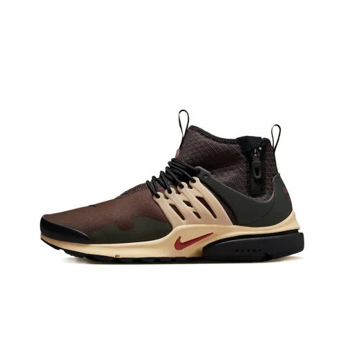 Nike Air Presto Mid Utility Baroque Brown Sesame Sequoia Canyon Rust