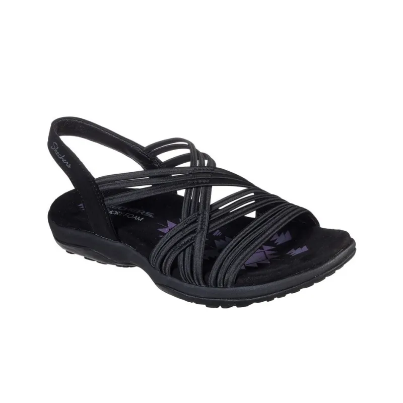 Skechers Reggae Slim Beach Sandals Women's Black-2