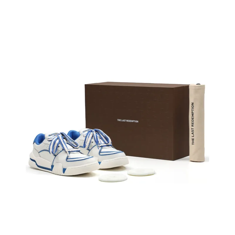 The Last Redemption Spacecourt Stylish Skateboarding Shoes Men's Blue-6